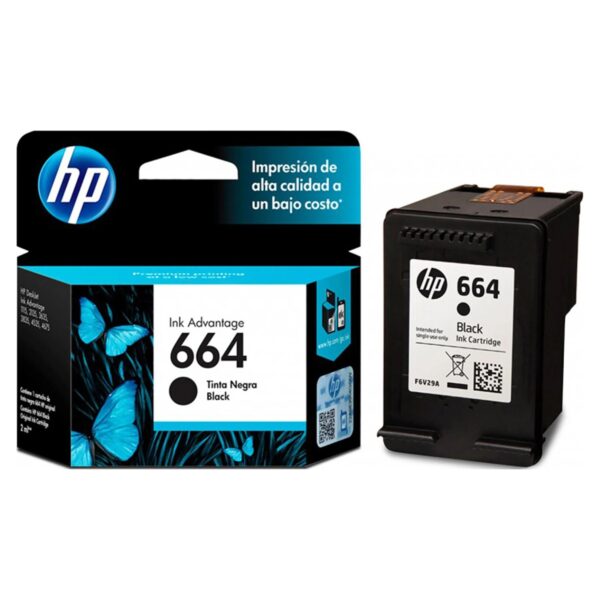 Cartucho de Tinta Hp 664 Negro